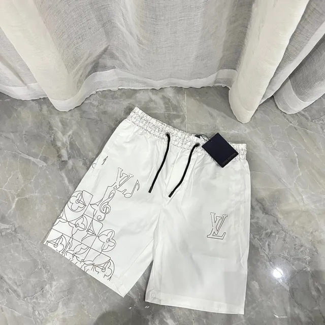 Louis Vuitton LV Line Drawings Shorts Monogram Outline Print