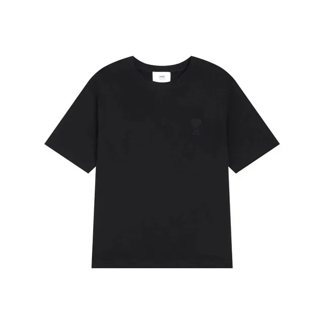 AMI Paris Logo T-Shirt Black