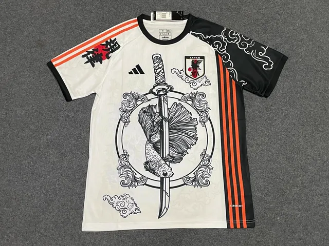 Adidas Japan National Team Jersey Samurai Sword & Betta Fish