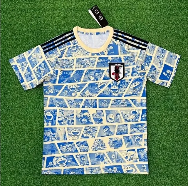 Adidas Japan National Team Jersey Doraemon Comic Print
