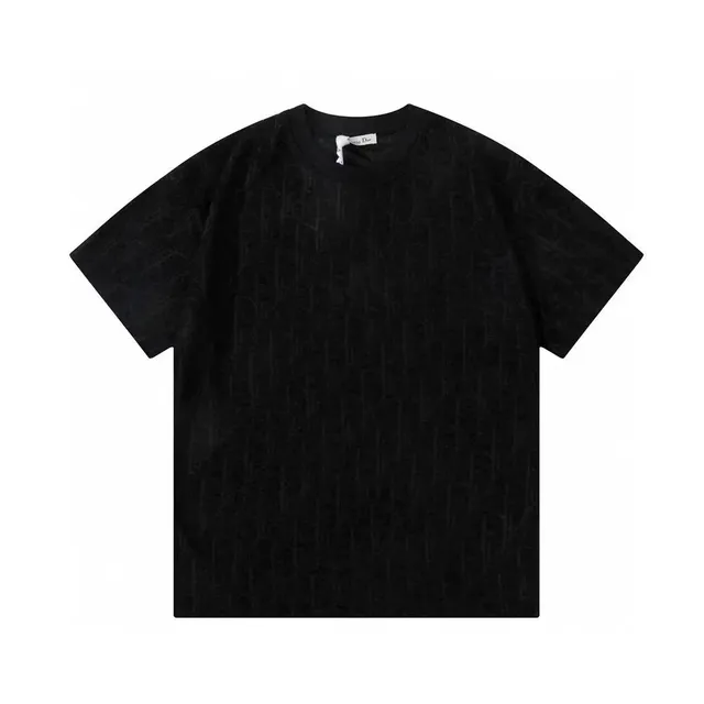 Dior T-Shirt Oblique Logo Jacquard