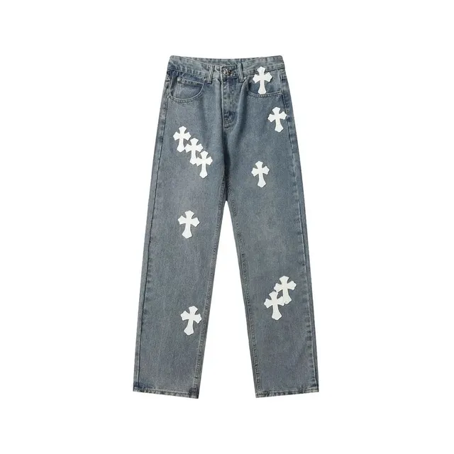 Chrome Hearts Cross Patch Jeans