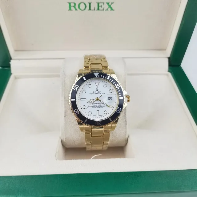 Rolex Submariner Date White Dial with Blue Bezel