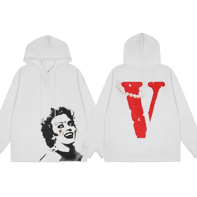 Vlone Hoodie Marilyn Monroe Print