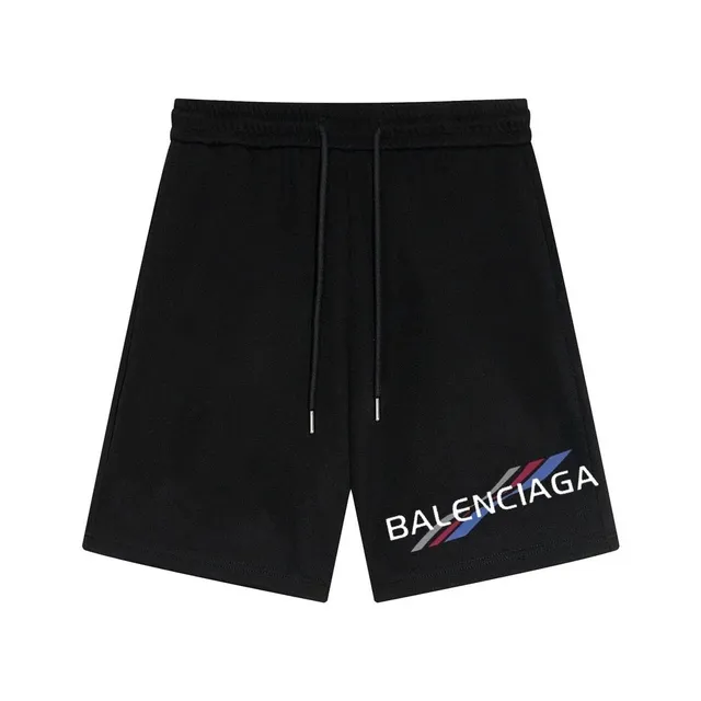 Balenciaga Logo Shorts Triple Stripe