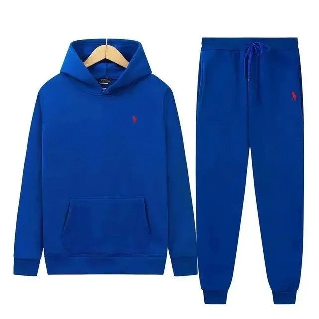 Polo Ralph Lauren Hoodie and Joggers Set Royal Blue