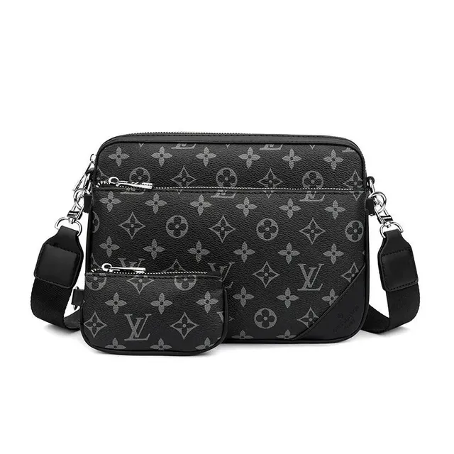 Louis Vuitton Monogram Canvas Bag Mini Pouch Set