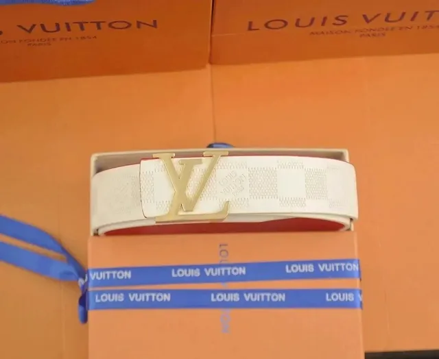 Louis Vuitton LV Belt Damier Azur