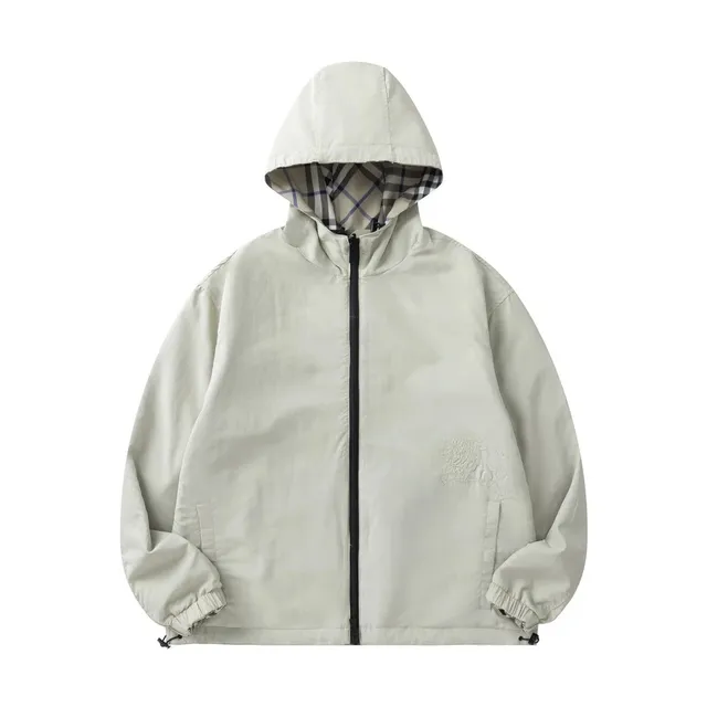 Burberry Hooded Windbreaker Check Lining