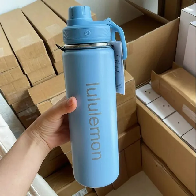 Lululemon Water Bottle Matte Blue