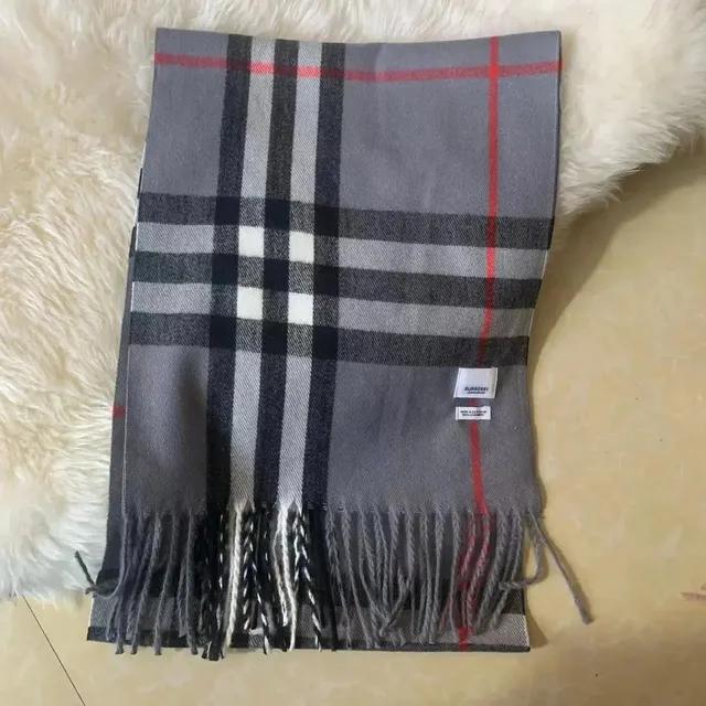 Burberry Classic Check Scarf Grey Icon Stripe