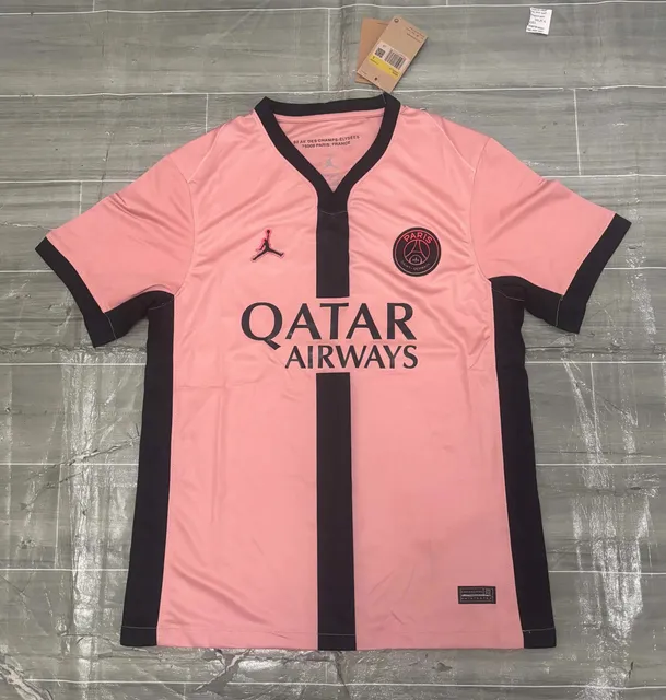 Jordan Paris Saint-Germain Home Jersey Qatar Airways Sponsor