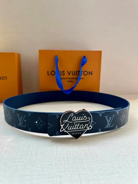 Louis Vuitton Heart Belt Monogram Eclipse