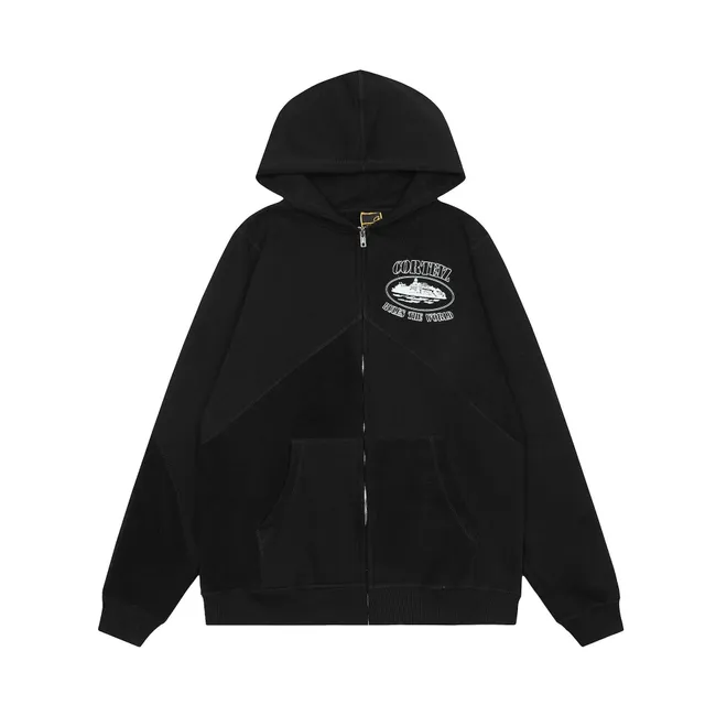 Corteiz Zip-Up Hoodie Cruise Ship Logo