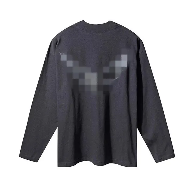 Long-Sleeve Tee Pixelated Graphic