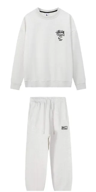 Stüssy × Nike Crewneck and Joggers Set