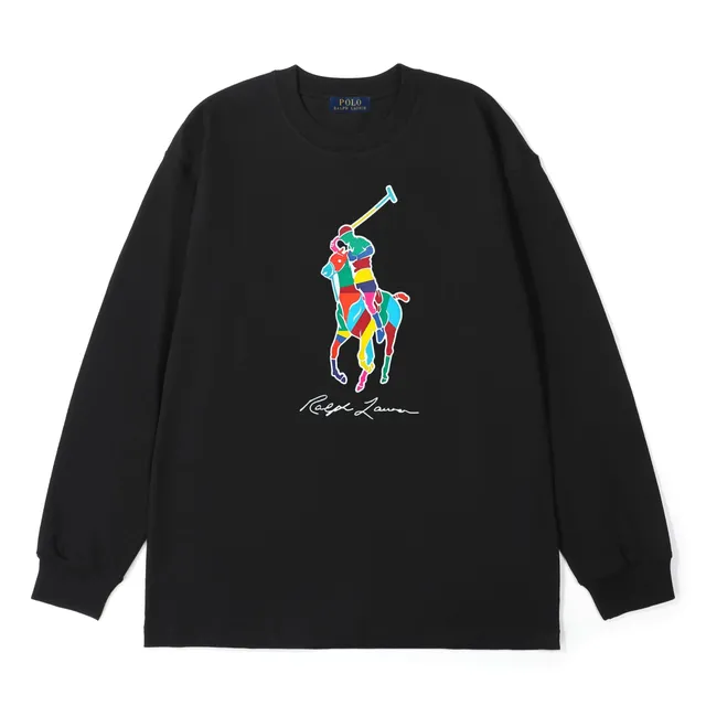 Polo Ralph Lauren Long-Sleeve Tee Rainbow Pony