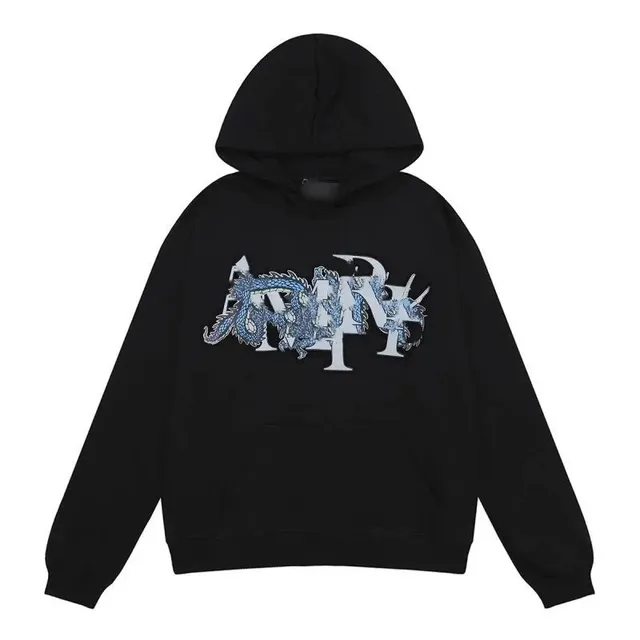 Amiri Hoodie Dragon Logo