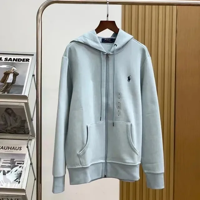 Polo Ralph Lauren Zip-Up Hoodie Light Blue