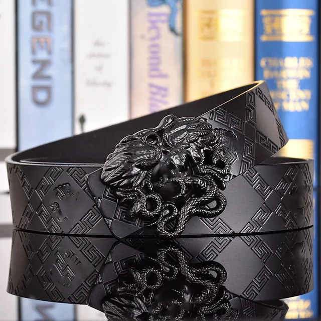 8 # Black Buckle+Antique Medusa Black