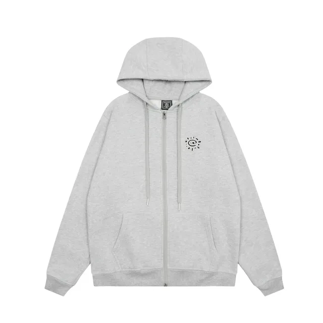 Broken Planet Zip-Up Hoodie Sun Logo
