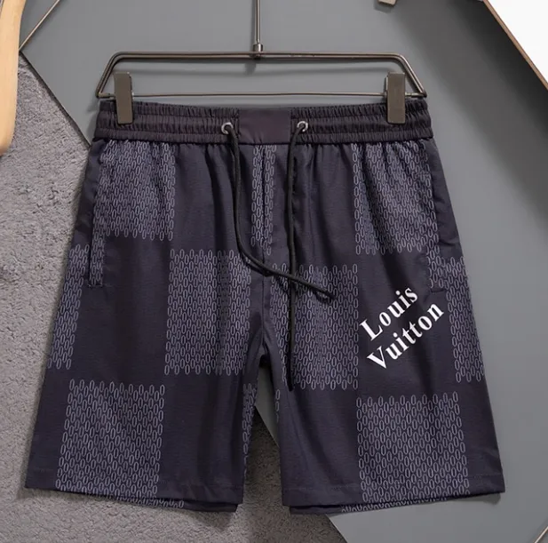 Louis Vuitton Logo-Print Shorts Monogram Grid