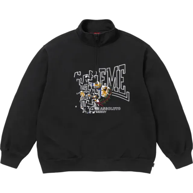 Supreme Half-Zip Sweatshirt Assoluto Graphic