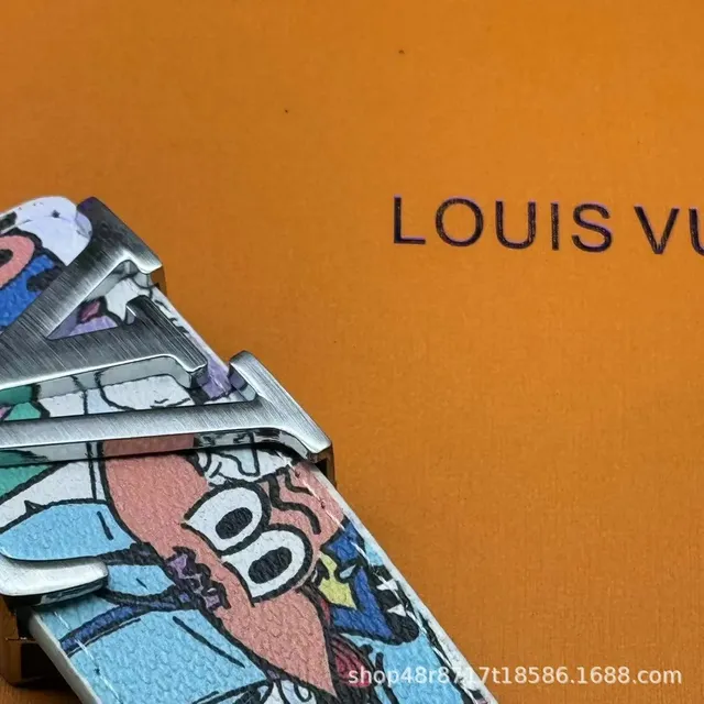 Louis Vuitton LV Belt Multicolor Graffiti Print