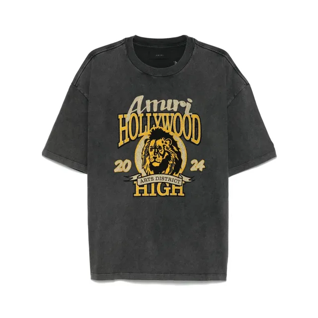 Amiri Hollywood High Tee Lion Graphic