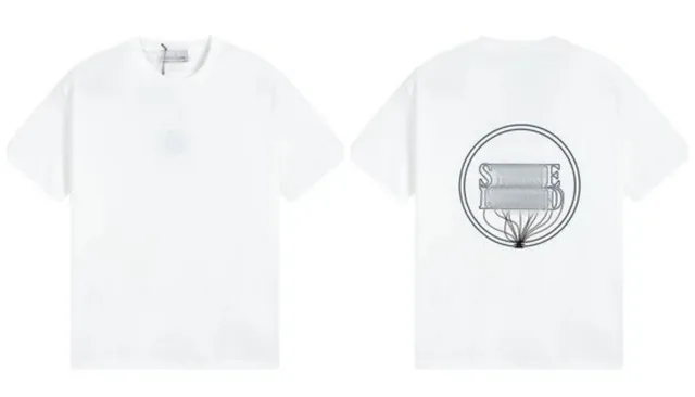 Stone Island T-Shirt Compass Logo Print