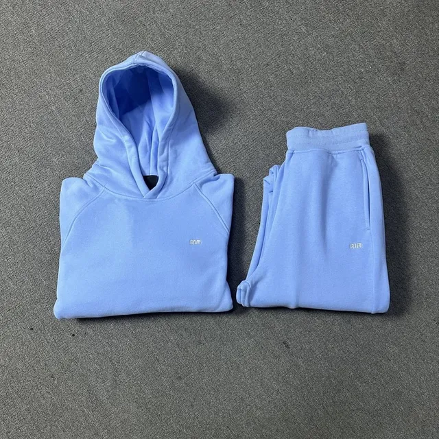 Hoodie and Joggers Set Light Blue