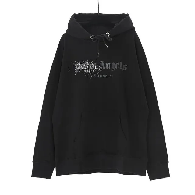 Palm Angels Hoodie Crystal Logo