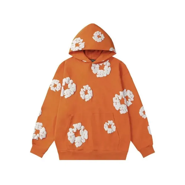 Balenciaga Hoodie Floral Appliqué