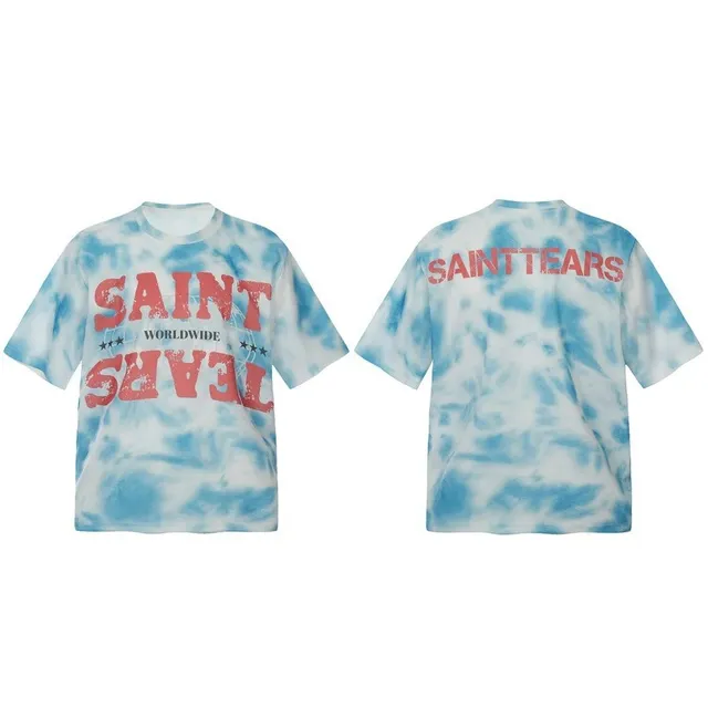 Saint Laurent T-Shirt Tie-Dye