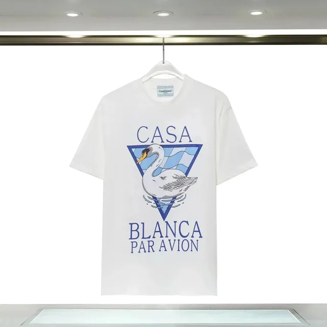 Casablanca Swan Graphic Tee Casa Blanca Par Avion
