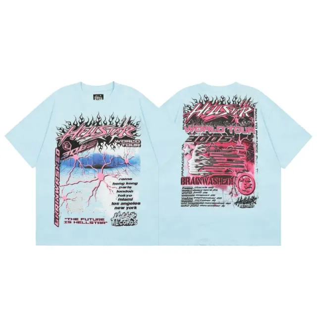 Hellstar World Tour Tee Brainwashed Graphic