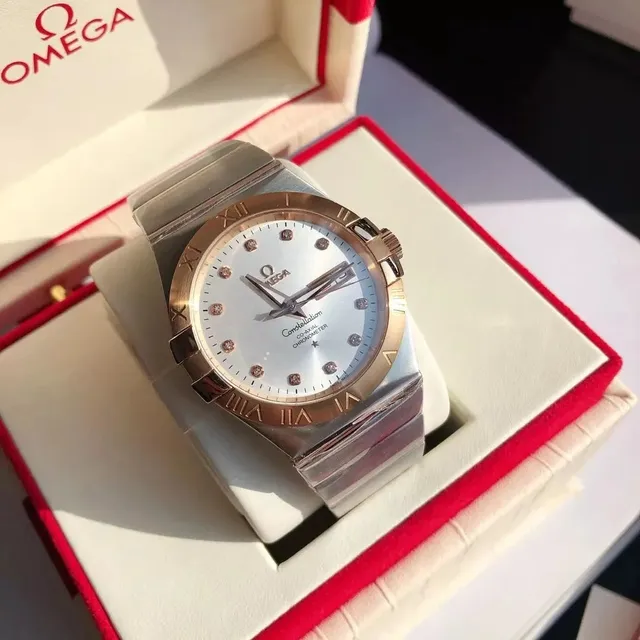 Omega Constellation Co-Axial Chronometer Diamond Dial