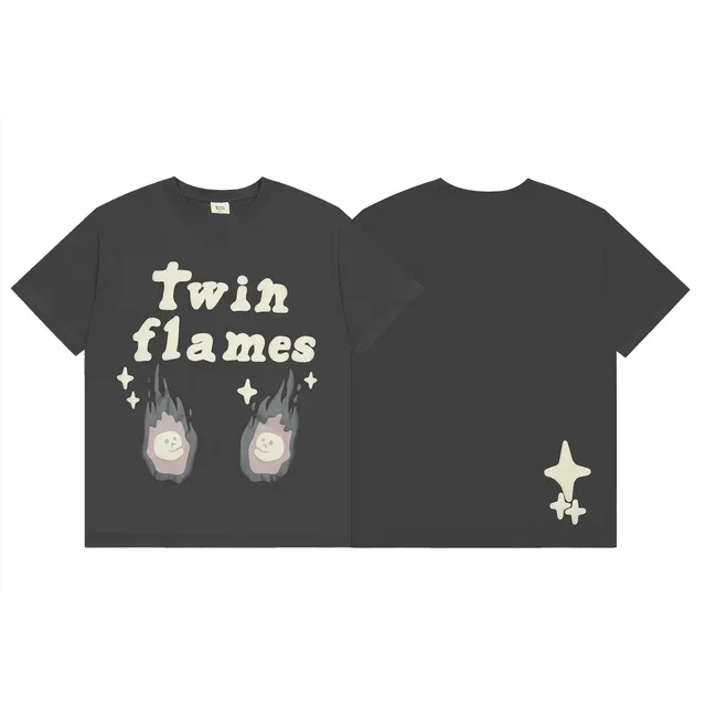 Broken Planet Twin Flames Tee Glow-in-the-Dark Graphic