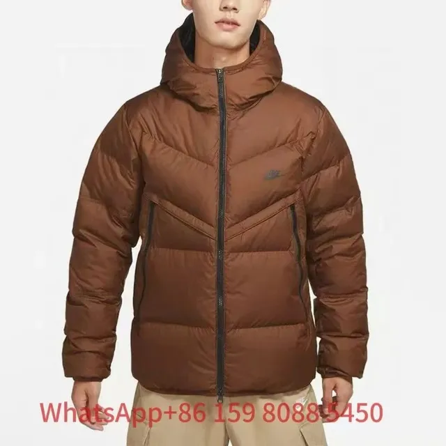 Nike Windrunner Hooded Jacket Chocolate Brown
