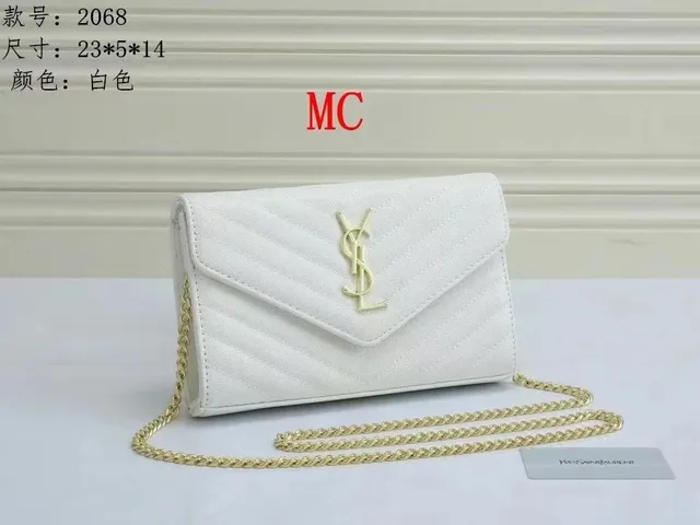 Saint Laurent Lou Lou Quilted Chain Shoulder Bag