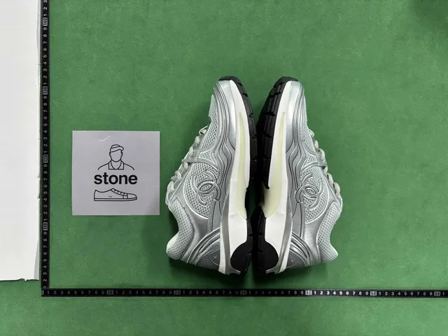 Chanel Runner Sneaker Metallic Silver
