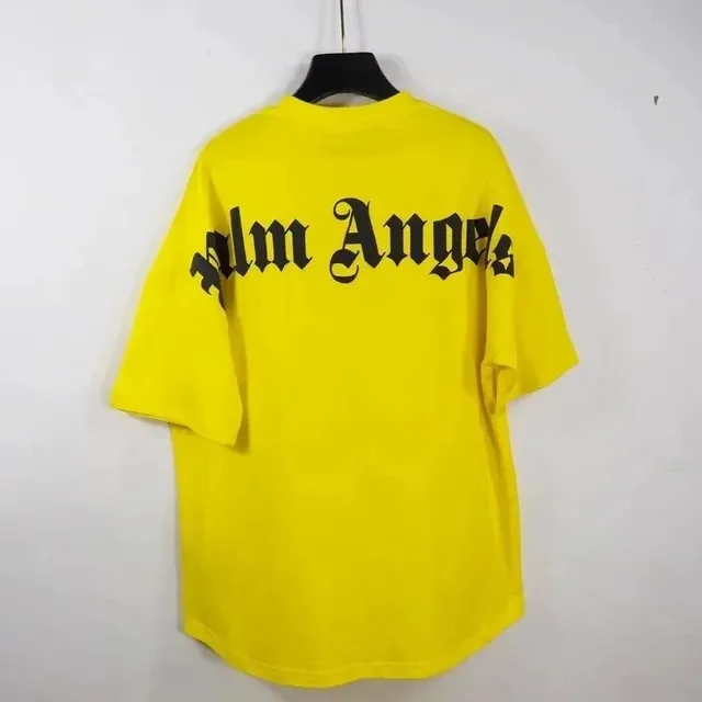 Palm Angels Oversized T-Shirt Gothic Logo