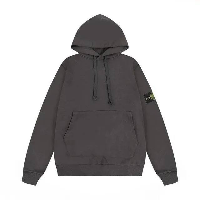 Stone Island Hooded Sweatshirt Patch Logo