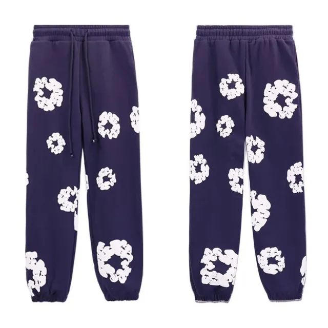 Denim Tears Joggers Flower Print