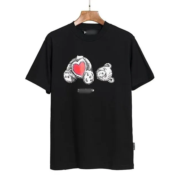 Palm Angels T-Shirt Bear Heart Graphic