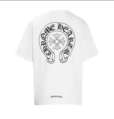 Chrome Hearts Graphic Tee Cross Logo Print