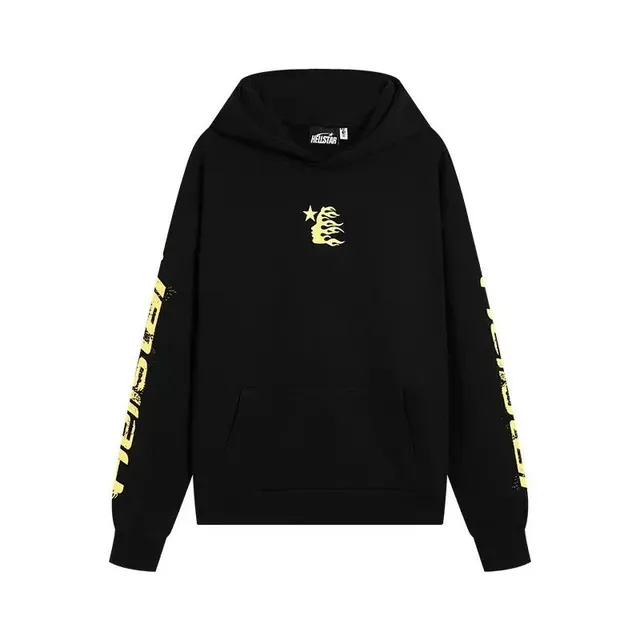 Hellstar Hooded Sweatshirt Flame Star Print