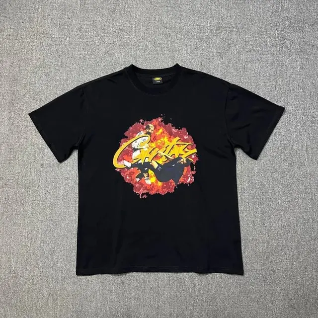 Corteiz Graphic Tee Flame Logo Print
