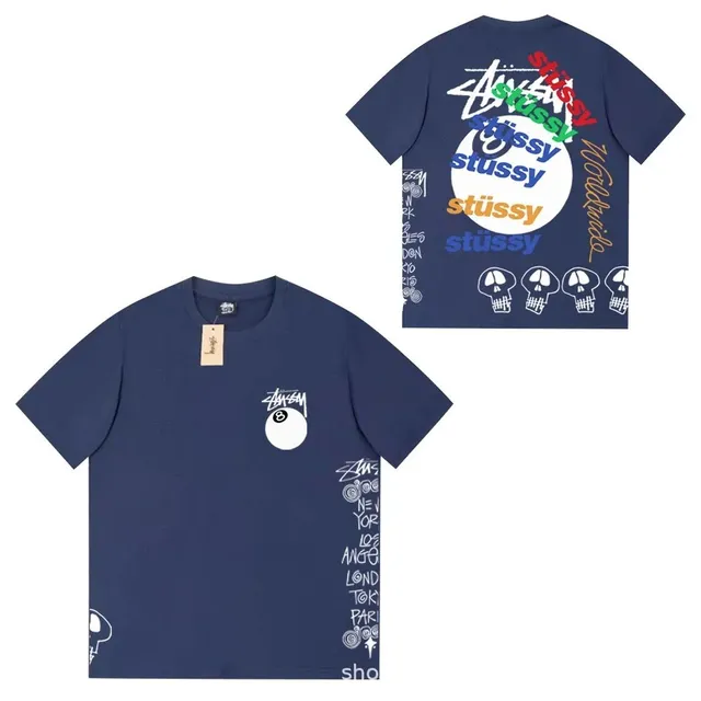Stüssy Graphic T-Shirt Worldwide Print