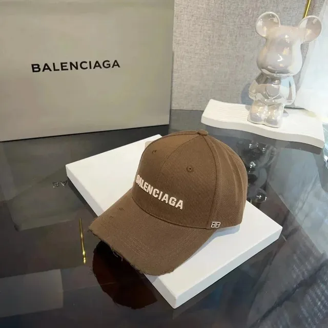 Balenciaga Baseball Cap Distressed Logo
